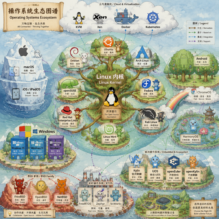 操作系统生态图谱